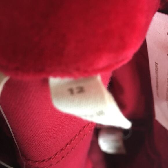 Soft Surroundings Red Velvet NWT Skinny Ankle Pants 12 - Picture 9 of 9